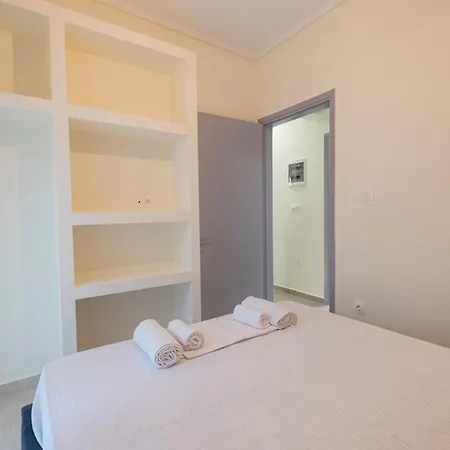 아파트 Happy Ellen Seafront By Travel Pro Services - Nea Plagia Halkidiki 플로지타