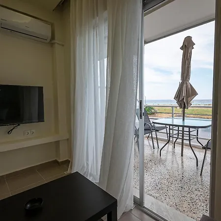 아파트 Happy Ellen Seafront By Travel Pro Services - Nea Plagia Halkidiki 플로지타